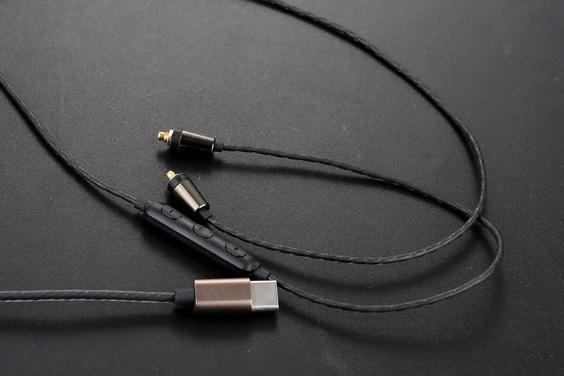 Обновление type-c MMCX кабель для Shure SE215 SE535 SE846 SE425 ue900 наушники кабели с микрофоном для millet huawei Nokia 8