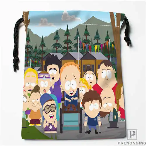 Bags Пользовательские печати south_park_(1 шнурок хозяйственные сумки дорожный мешочек для хранения сумка для плавания, походов, Игрушек Унисекс мульти Size18-12-31-117 - Цвет: Bags