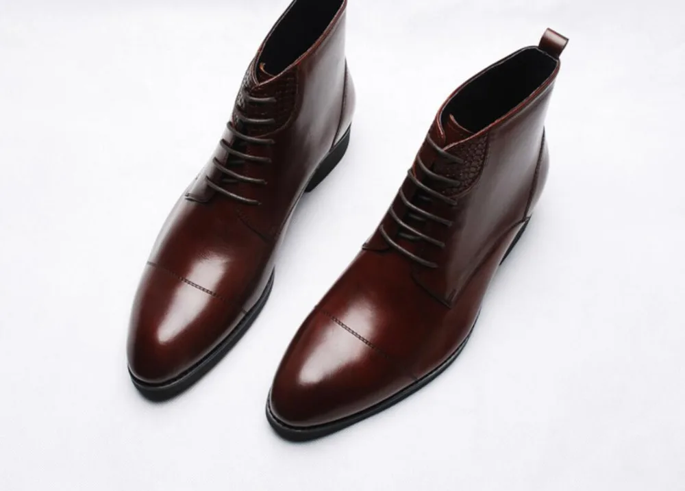 Мужские ботинки Martin 2018 черные винные красные мужские оксфорды из натуральной