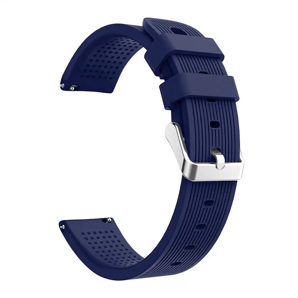 20 мм ремешок для часов Силиконовый ремешок для samsung gear sport S2/S4 Galaxy Watch 42 мм для huami amazfit ремешок Bip для huawei Watche 2