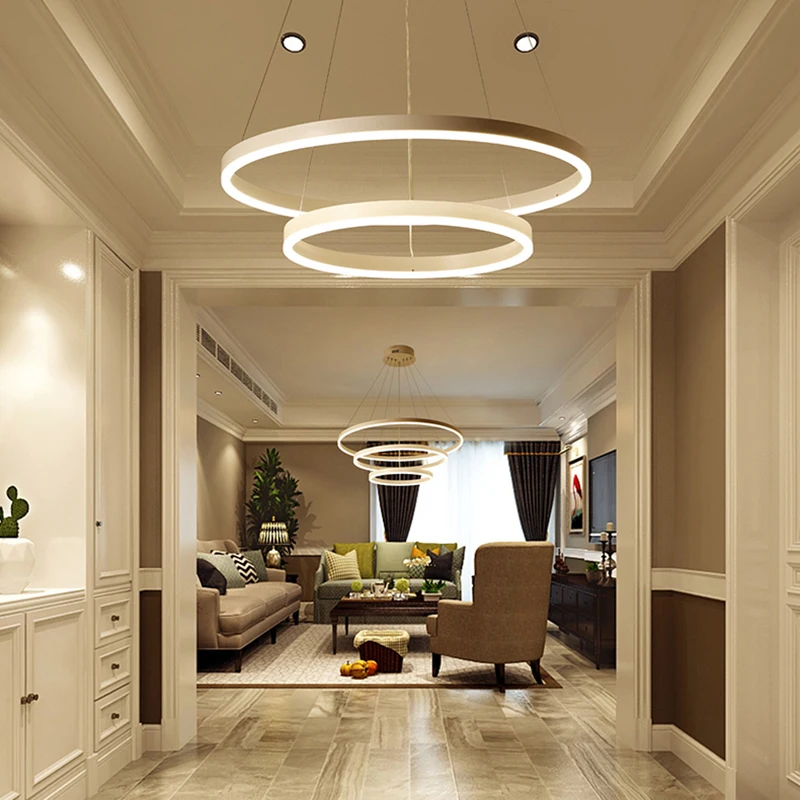 ANN люстра пост современный минималистский гостиной круглый столовая спальня ден