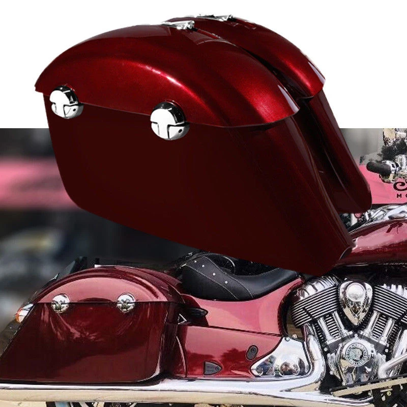 Красная сумка для мотоцикла или велосипеда электронная модель Indian Chief 2014-2017 Roadmaster