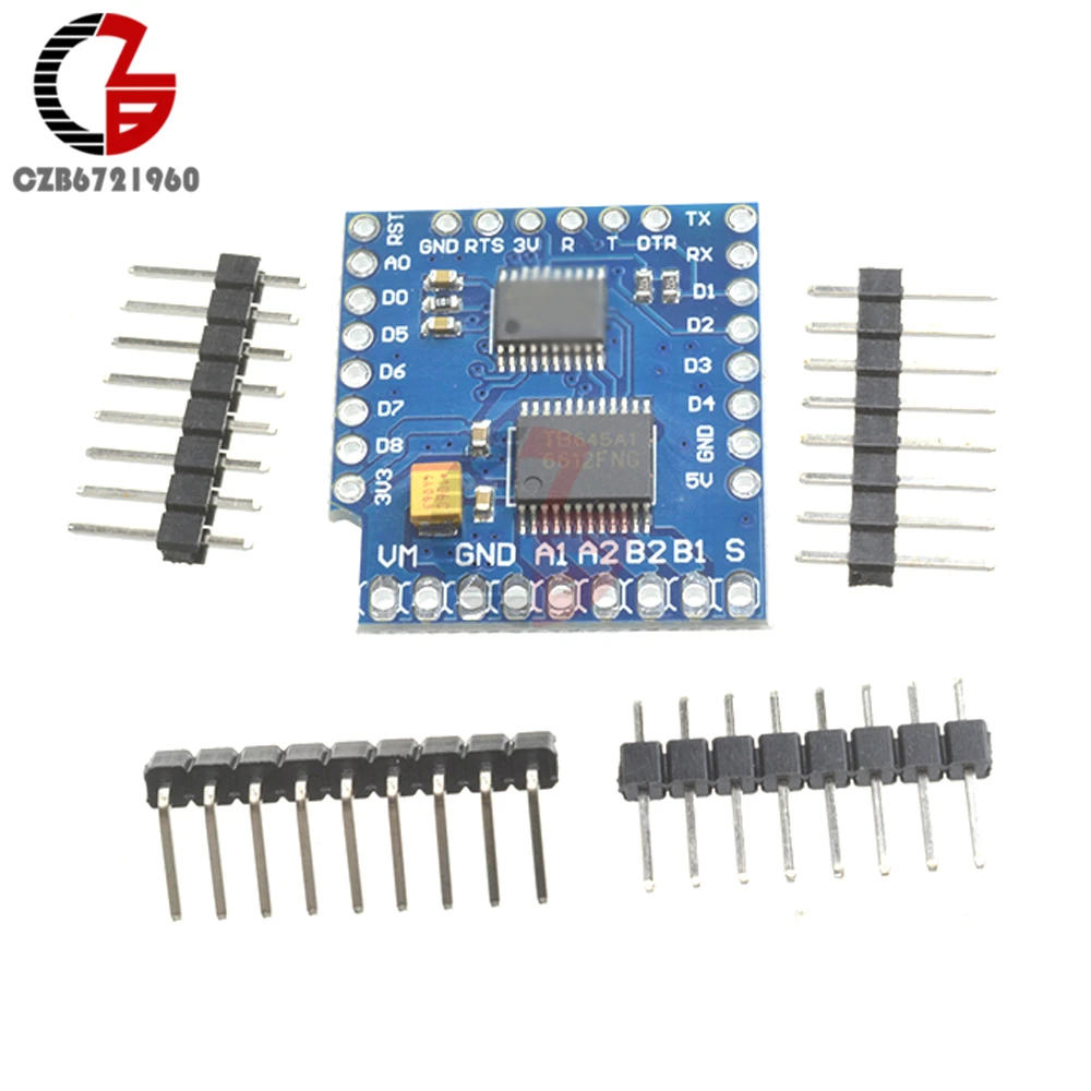 I2C двойной двигатель драйвер щит модуль TB6612FNG для WeMos D1 mini|motor driver|driver motori2c motor driver |