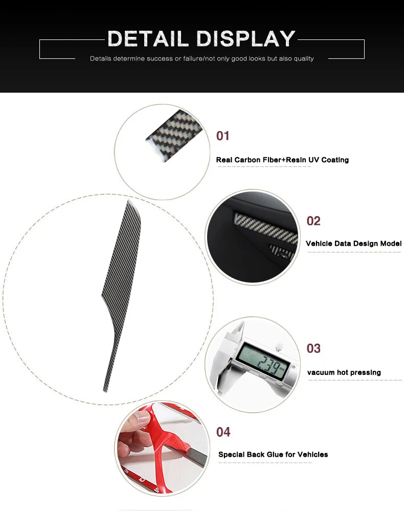 Для Audi A6 C7Accessories центральная консоль из углеродного волокна интерьерные украшения для приборной панели автомобиля полоса панель автомобиля-Стайлинг Sticker2011