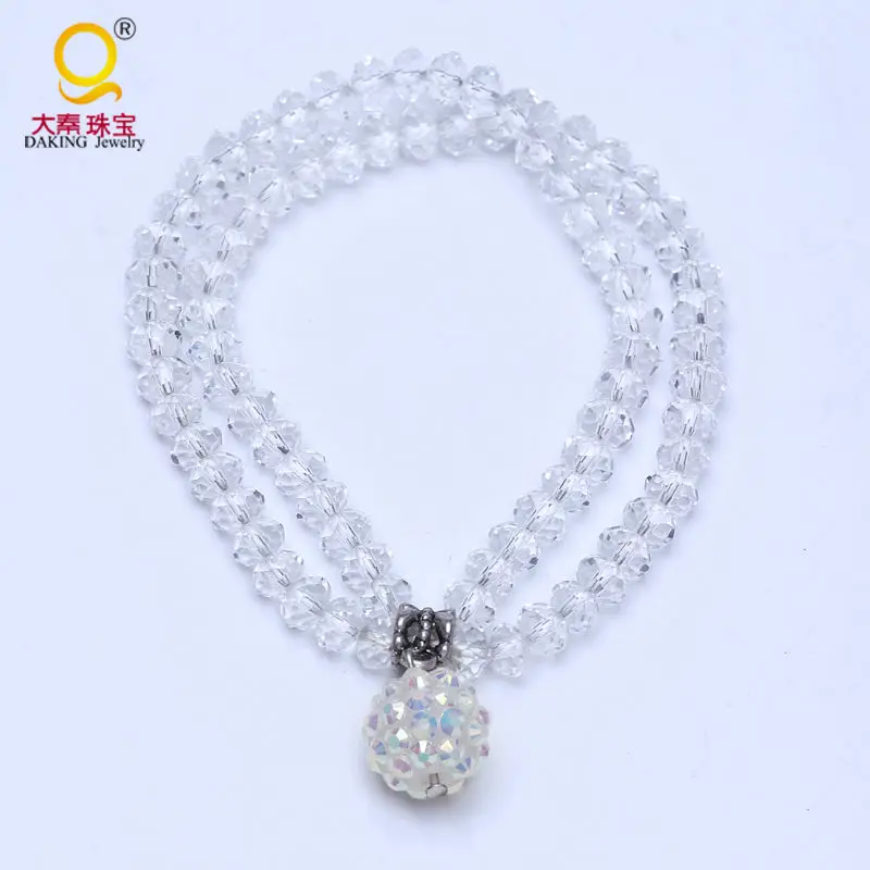 2016 трендовые ювелирные изделия браслет с гранеными кристаллами и бусинами