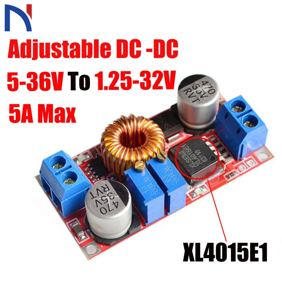 

5A XL4015 E1 XL4015E1 DC to DC Lithium Battery Step down Charging Board Led Power Converter Lithium Charger Step Down Module