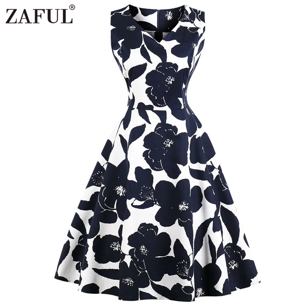 Navy Blue Joineles, Одри Хепберн, винтажное платье размера плюс 4XL, узор в горошек, женское вечернее платье, элегантное, Свинг, рокабилли, Feminino Vestidos - Цвет: Navy Blue