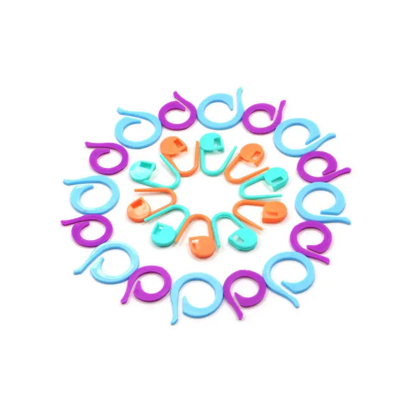 Новый набор инструментов для рукоделия пластиковые вязальные спицы маркеры