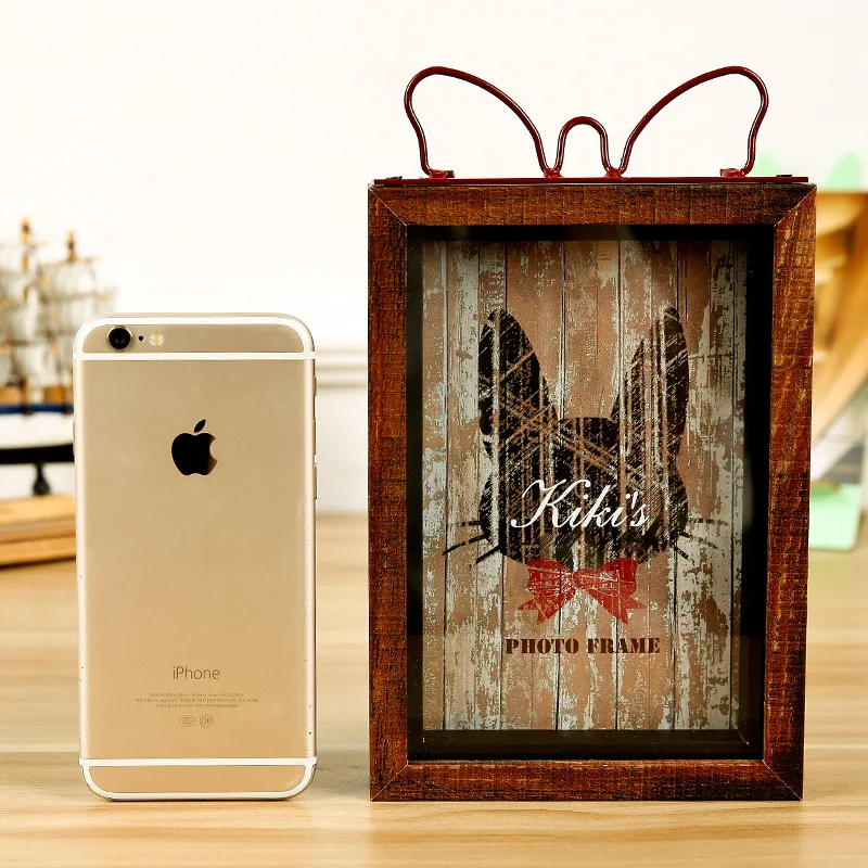 Buf украшения phpto Рамки деревянная держатель креативный подарок Cat Стиль Фото