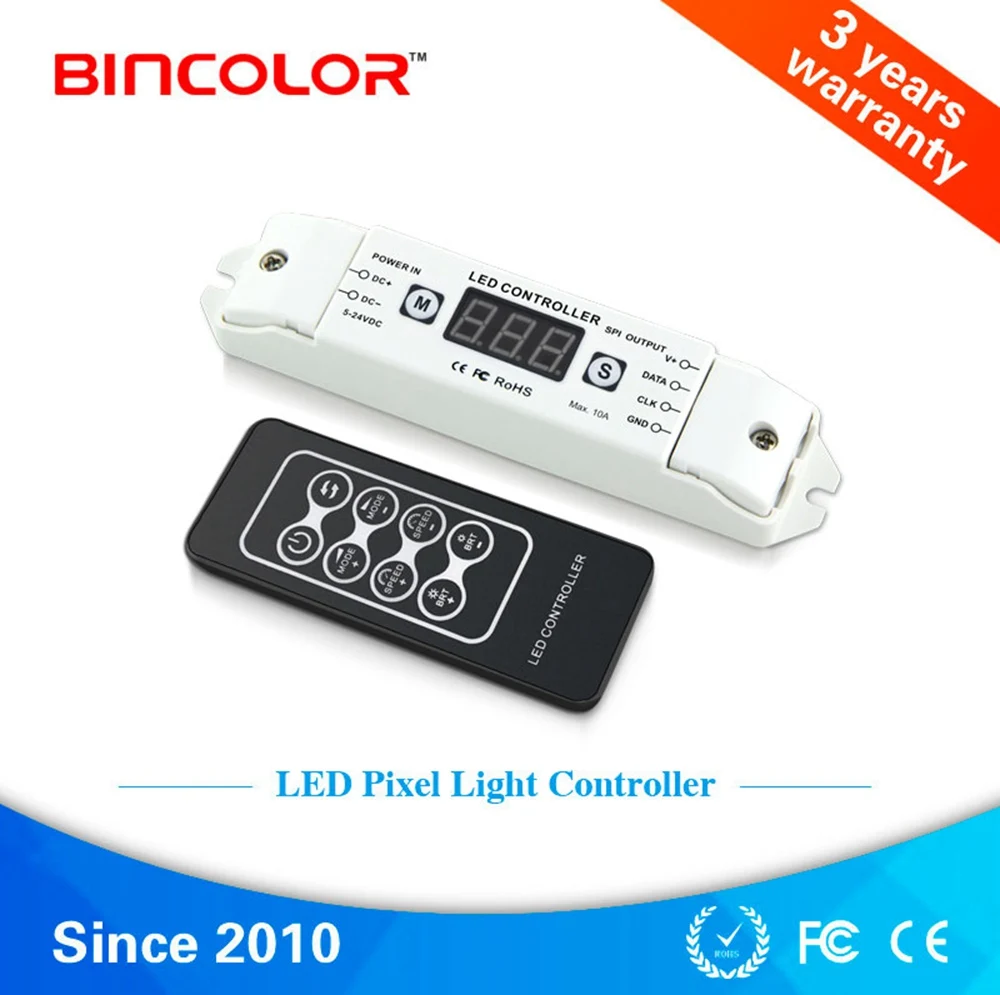 Светодиодный ленточный контроллер SPI для цифрового адресуемого управления 2801 2811