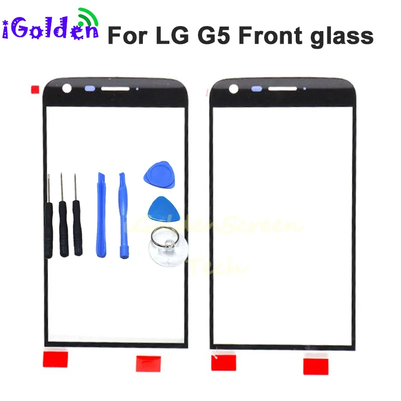 Black original New Replacement LCD Front Touch Screen Panel Outer Glass Lens For LG G5 H850 H840 H860 RS988 tools free shipping | Мобильные