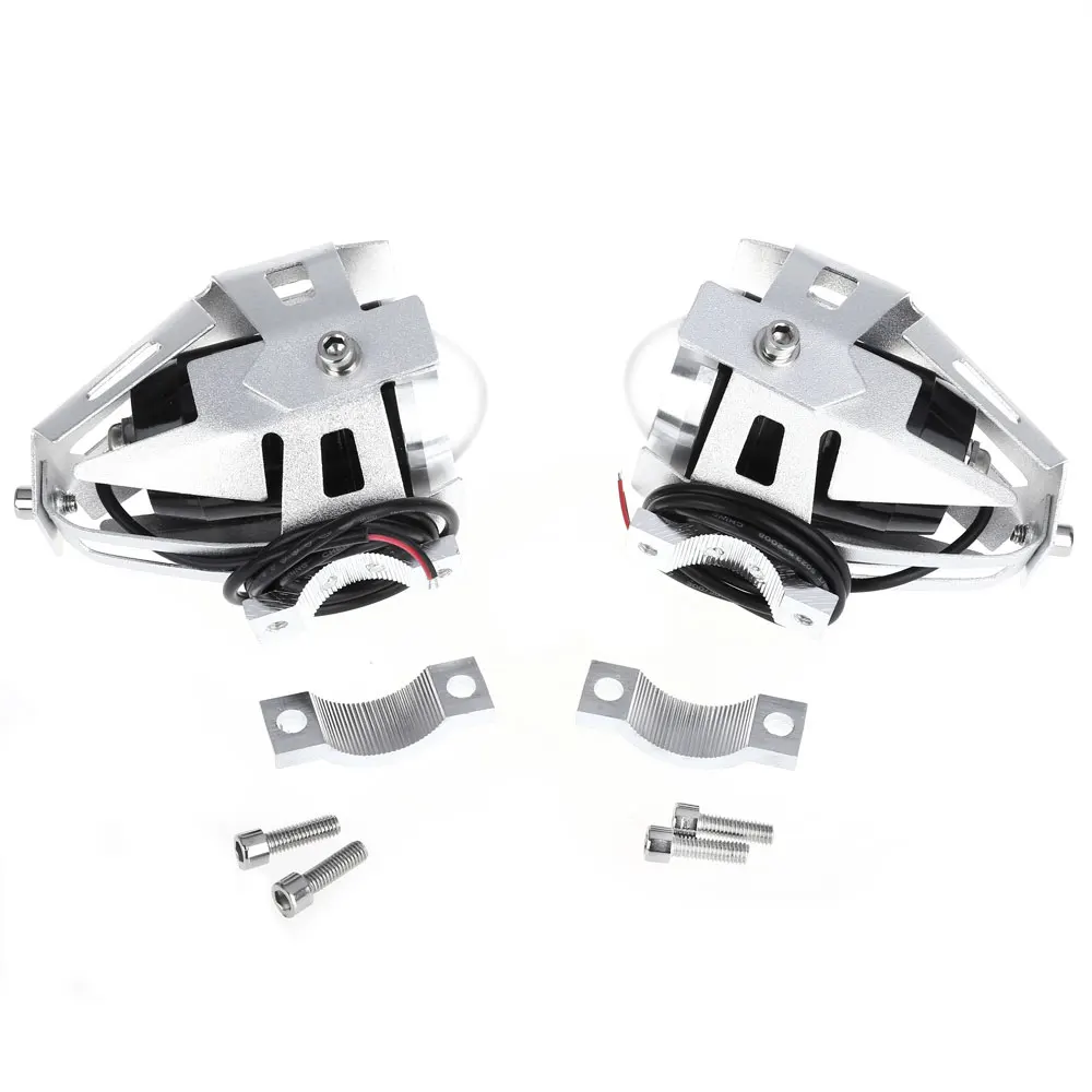 2 шт. белые мотоциклетные фары вспомогательная лампа U5 светодиодные для