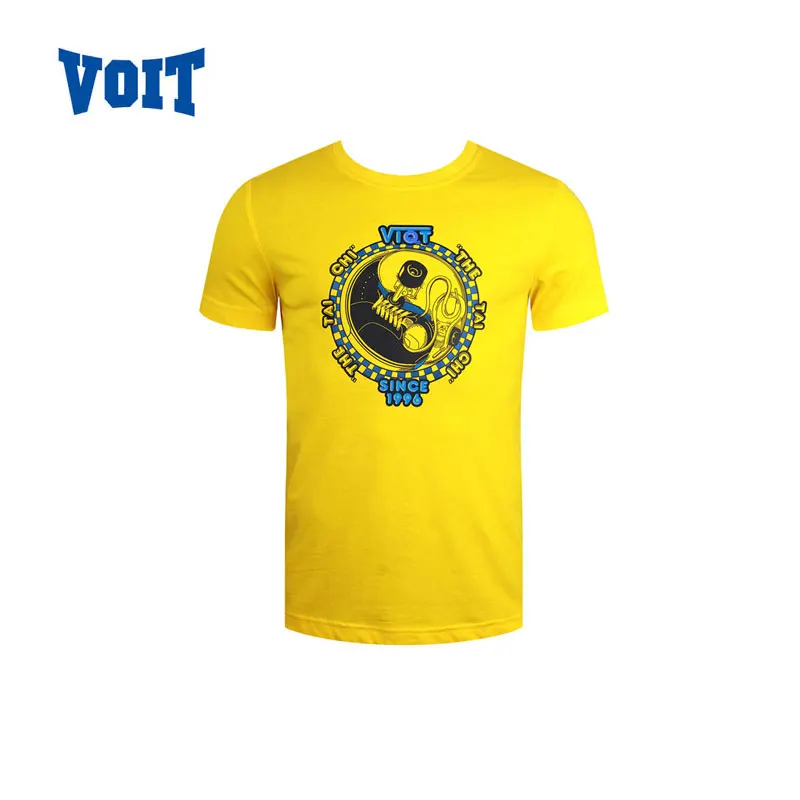 ВОЙТ Лето Дышащая Футболка 100% Хлопок Высокого Качества Комфорт Спорт Печать