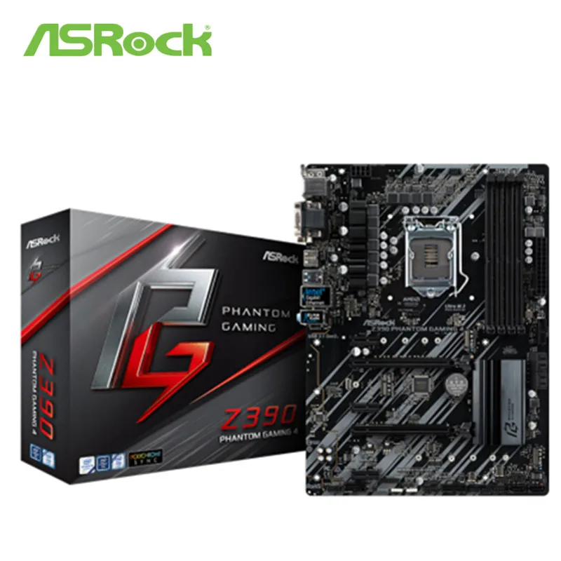 Полная новая материнская плата ASROCK technology Z390 PHANTOM GAMING 4 Extreme для компьютера с возможностью разгона и поддержкой ЦП 9 поколения