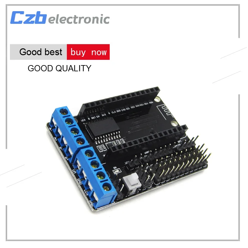 WI FI nodemcu Lua двигатели щит L293D для ESP8266 ESP 12E двойной высокий Мощность H Мост Модуль 4 5