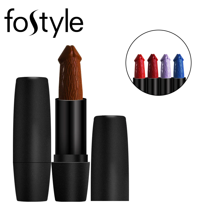 Лидер продаж пенис помада Дик 1 шт. красный матовый Губы Макияж Косметика Nude Lip