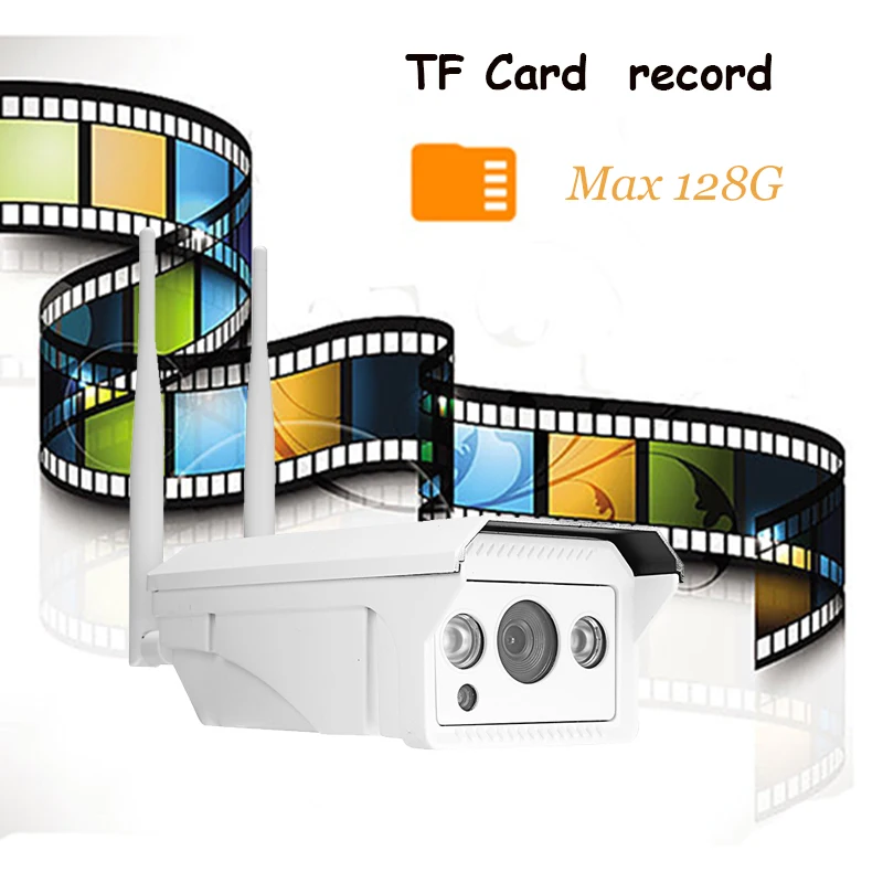 1080 P HD 4 г 3g сим-карта wireless IP Камера 2MP Открытый инфракрасный 128 sd-карту Запись видео