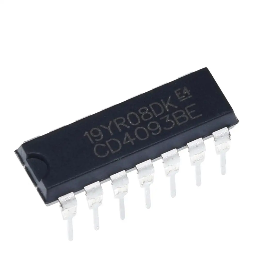 10 шт. CD4093BE DIP14 CD4093 DIP 4093 DIP-14 4093BE Новый и оригинальный IC | Электронные компоненты