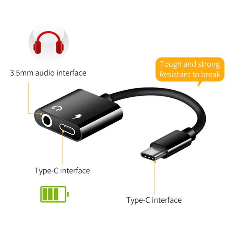 Тип usb C аудио адаптер с разъемами типа и 3 5 мм разъем для наушников кабель