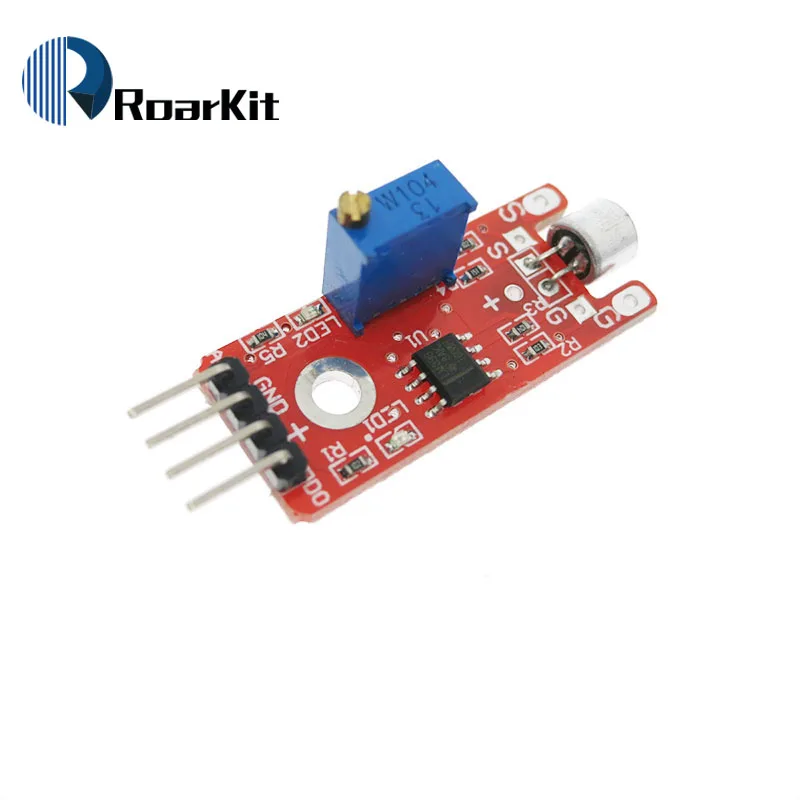 Модуль датчика голосового звука с микрофоном для Arduino аналоговый цифровой выход