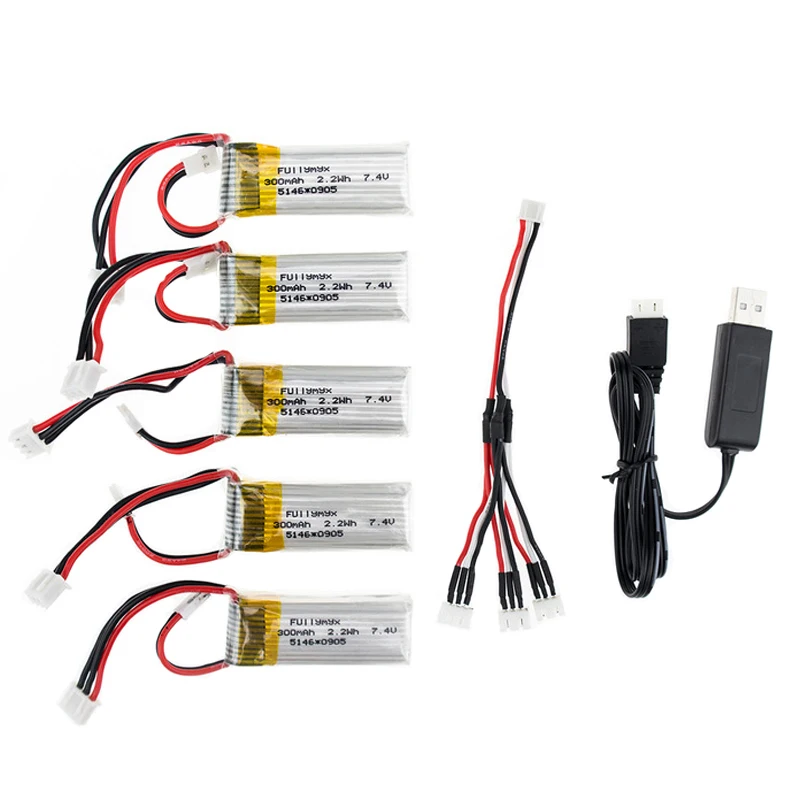 Аккумулятор WLtoys F959 7 4 V 300mAh 20C запасная часть самолета | Игрушки и хобби