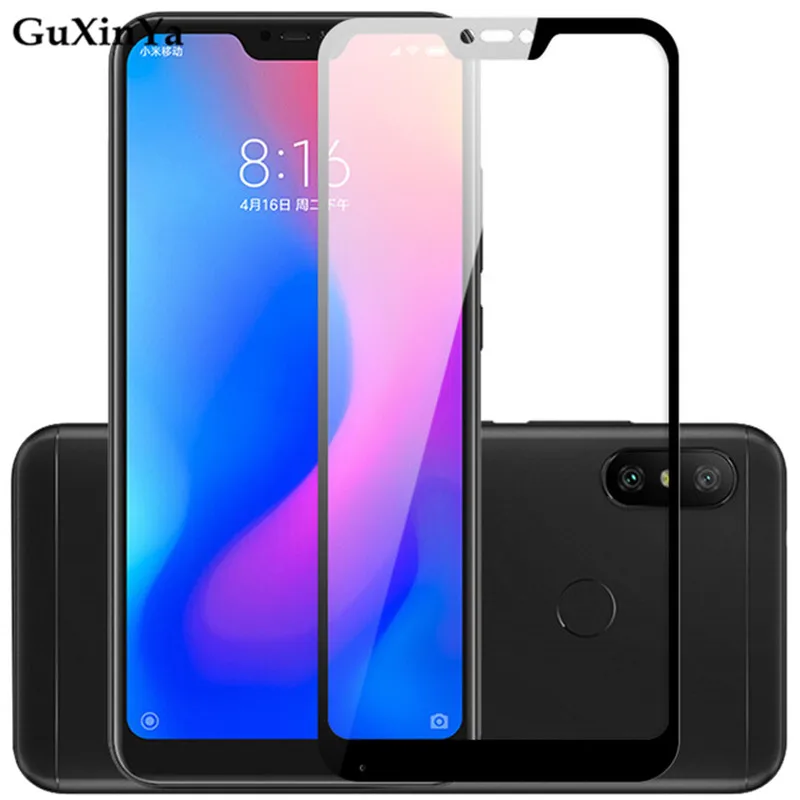 Защитная пленка для экрана Xiaomi Mi A2 Lite Полное клеевое закаленное стекло покрытие