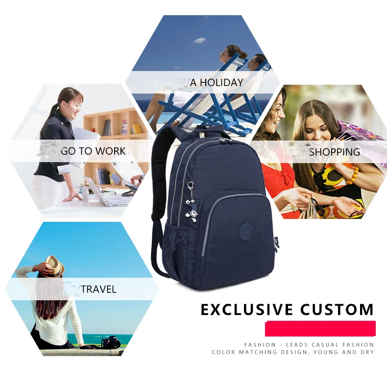 TEGAOTE женский нейлоновый рюкзак Mochila, женские рюкзаки для девочек-подростков, женская школьная сумка через плечо, рюкзак в Корейском стиле