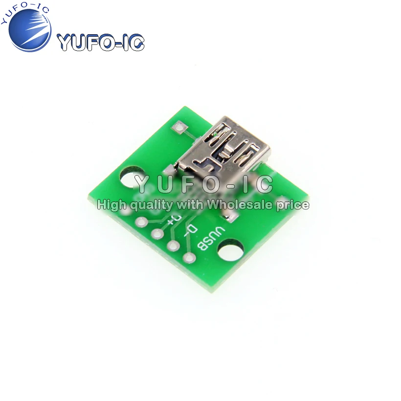 Мини USB поворотное сиденье с поворотной головкой Mini 5p SMD Поворотная прямая