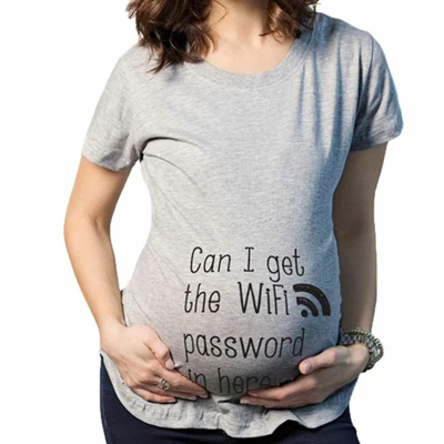 1 Summer Letter Pregnant Maternity T Shirts Shorts Casual Pregnancy Clothes Funny For Pregnant Women Marternity Clothing Cotton - Цвет: 1