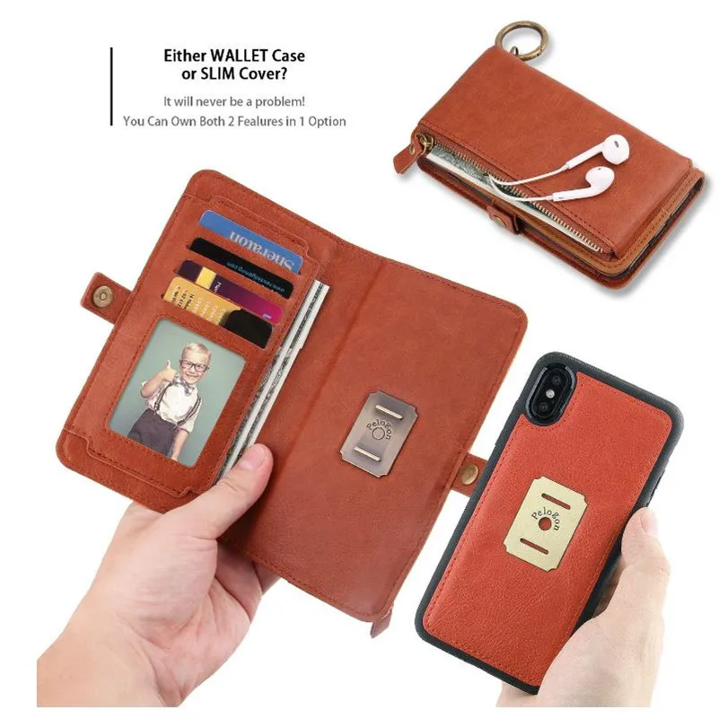 ТПУ MatteMulti функции мобильного телефона основа с боковыми карманами и слот для