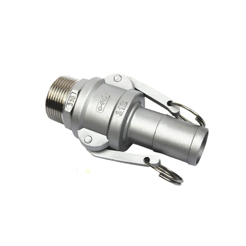 1/2 &quot3/4&quot 1 &quot1 1/4&quot &quotшланг Барб к BSPT Резьба 304 нержавеющая сталь C + F Тип Camlock Cam