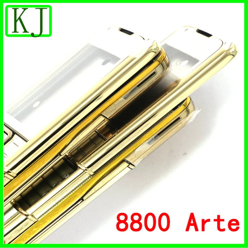 Для Nokia 8800 Arte Sapphire корпус средняя передняя рамка металлическая крышка батареи задняя дверь для 8800a 8800 сапфир