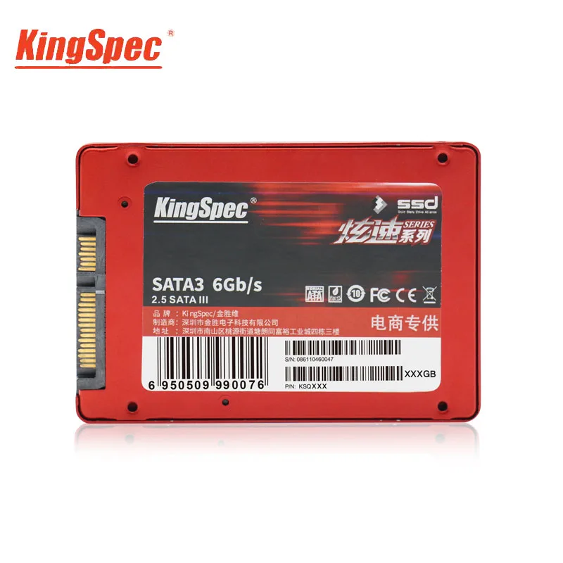 KingSpec 240 ГБ SSD 120 ГБ HDD 2,5 дюймов SATA3 SSD 480 ГБ диско внутренний SATA Schijf накопитель красный металлический чехол для настольных ноутбуков планшетов