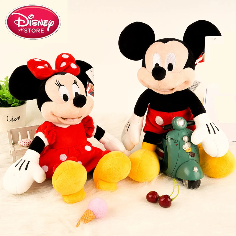 Original Disney Mickey Mouse and Minnie Plush Toys for Child Kids Birthday Gift Animal Stuffed Doll | Игрушки и хобби