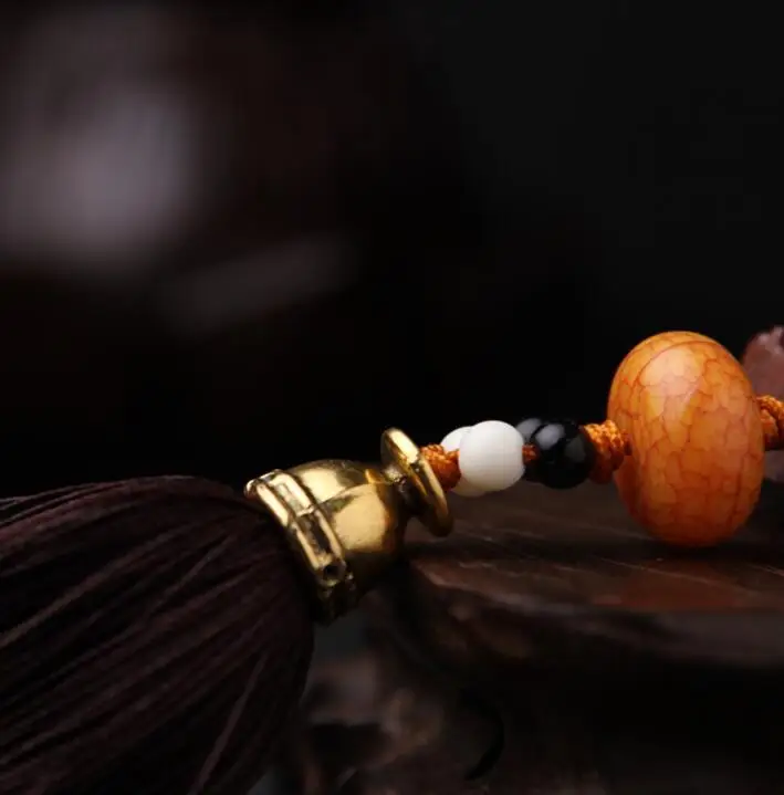 Китайский палисандр дерево резной Лотос Гуань Инь Кван Bodhisattva Изысканный