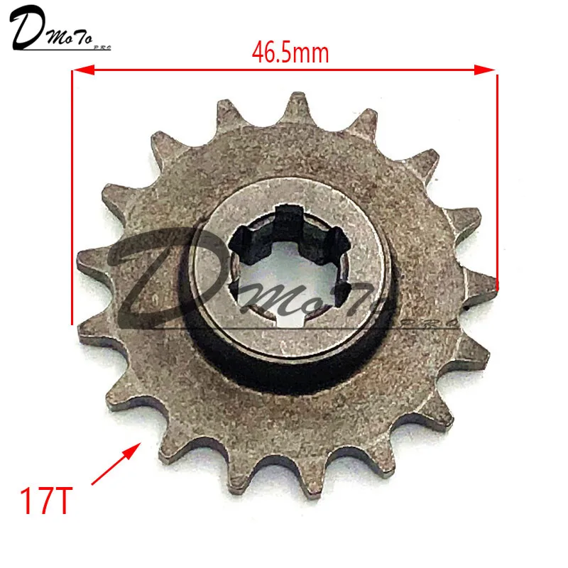 Зубчатая шестерня T8F 11 14 17 20 T зубчатая для 47cc 49cc Minimoto Mini Dirt Pit Bike Мопед
