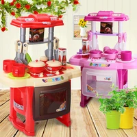 2020 new kids kitchen set children kitchen toys largesimulation model colourful play educational toy for girl baby