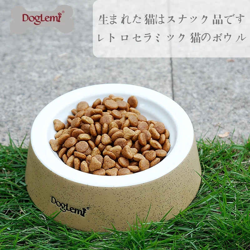 Керамическая миска для домашних животных в стиле ретро|pet bowl|pet bowl ceramicbowl pet |
