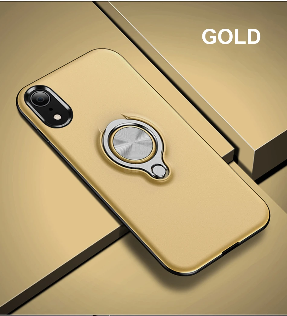 Роскошный автомобильный держатель кольцо чехол для айфон iPhone X XR XS Max 6 6s 8 7 чехол для телефона крышка на для айфон iPhone 6 6s 7 8 Plus X XS Max чехол