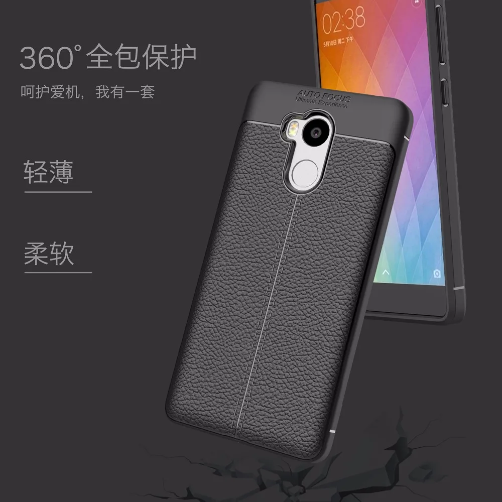 Для Xiaomi Redmi 4 Премьер Pro Чехол Мода личи кожа шаблон задняя крышка для 4S телефон