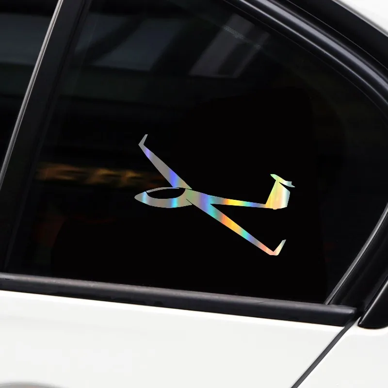Anycuros Art Glider Пилот Мотоцикл Стайлинг автомобиля виниловые наклейки 18 см * 12