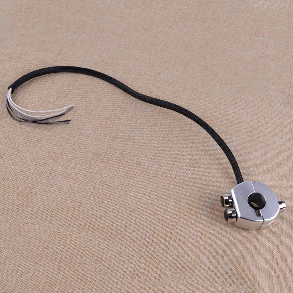 

New Motorcycle Aluminum Alloy Cafe Racers Custom Handlebar Button Latch Switch For 12V Battery Motorcycles Motorbike Scooter