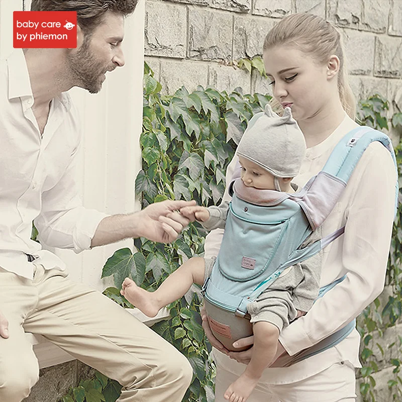 Babycare Хипсит для переноски детей четыре сезона универсальный эргономичный Регулируемый детский слинг дышащий рюкзак хлопок обернуть поясной стул