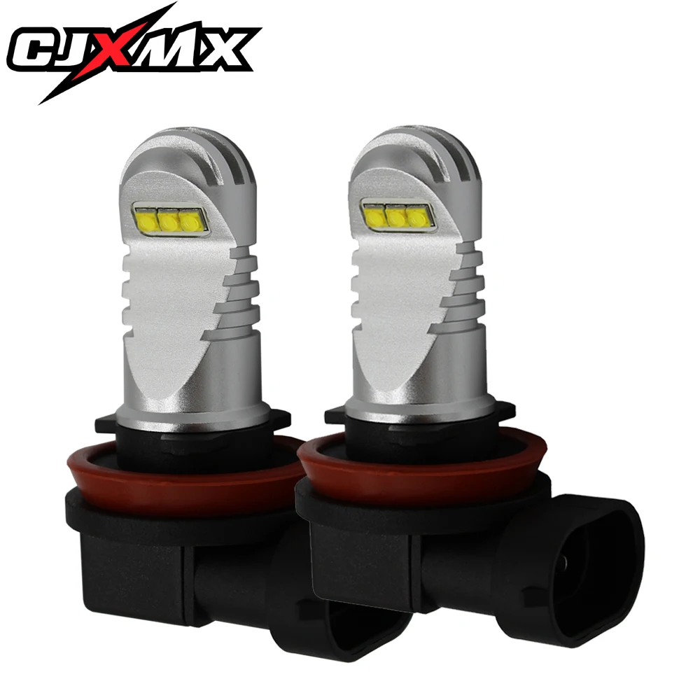 CJXMX 2 шт. Автомобильная противотуманная фара H1 H3 H7 H11 H16 9005 HB3 9006 HB4 Светодиодная
