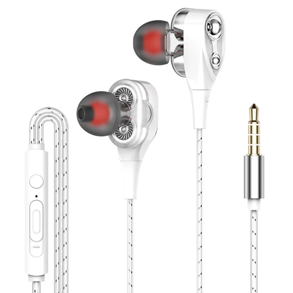 White ACCEZZ проводные стерео наушники-вкладыши для iPhone samsung Xiaomi 3,5 мм разъем, гарнитура наушники-вкладыши с регулятором громкости и микрофоном - Цвет: White