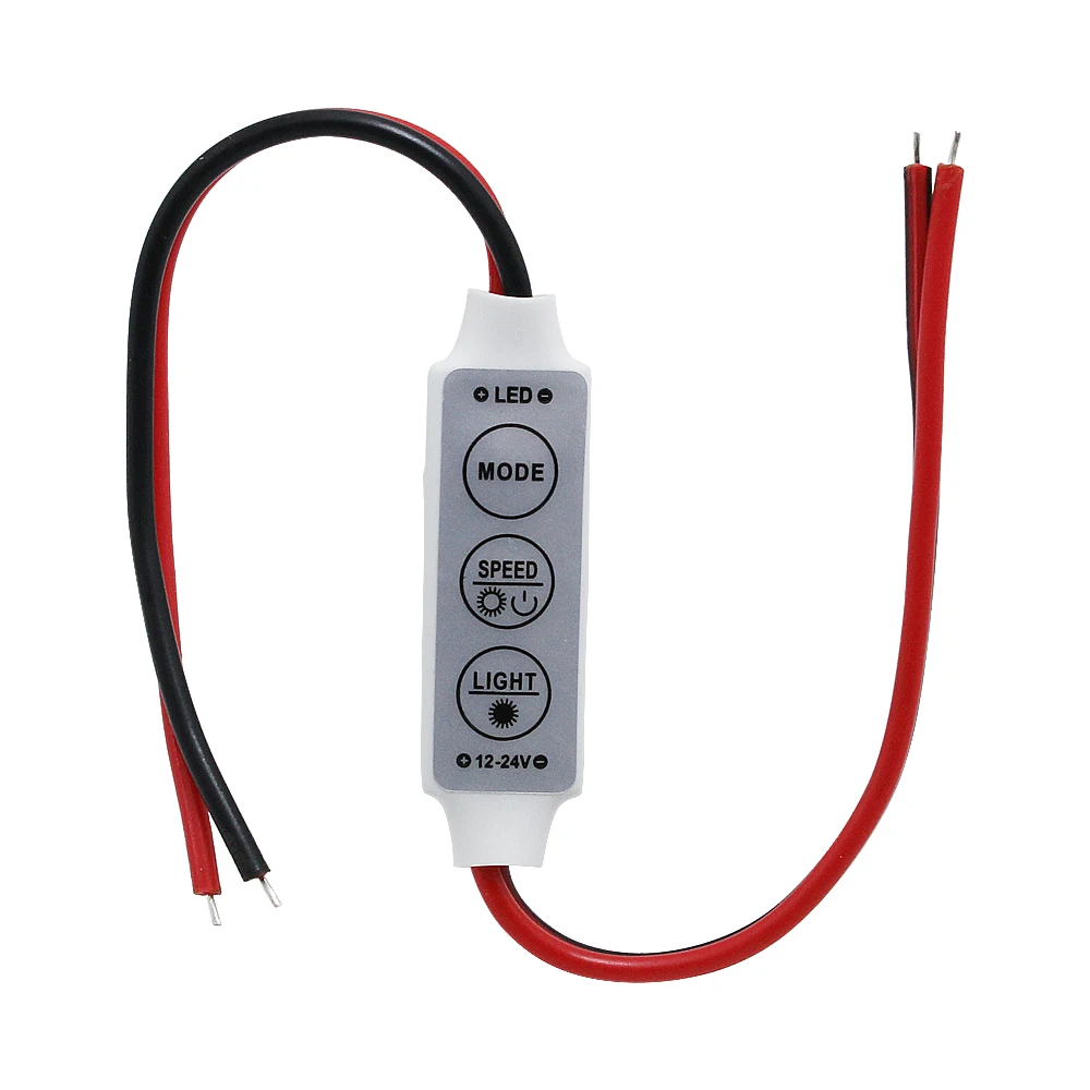 Высокое качество диммер контроллер переключатель мини DC12V 3 клавиши для одного