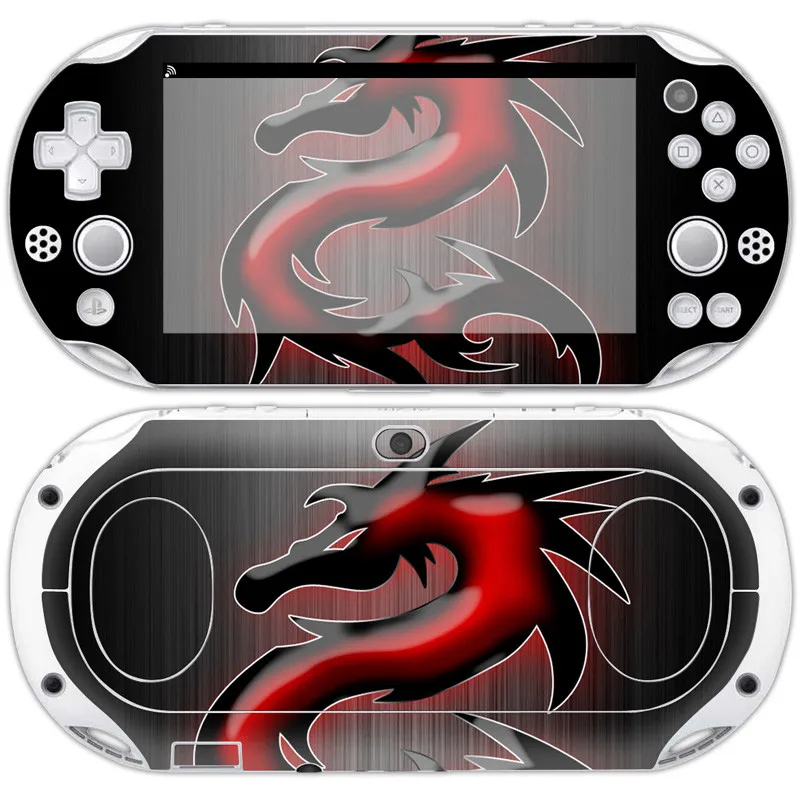 Защитная виниловая наклейка Dragon Ghost для Sony PSvita 2000 PSv 2000|Наклейки| |