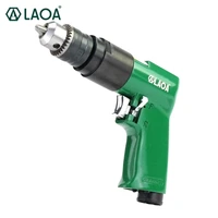 laoa air drill pneumatic pistol style 38 pneumatic impact drill positive and negative high speed drilling machine air tool