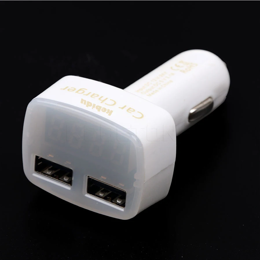 Kebidu 2016 универсальное автомобильное зарядное устройство 4 в 1 с двумя usb портами 5
