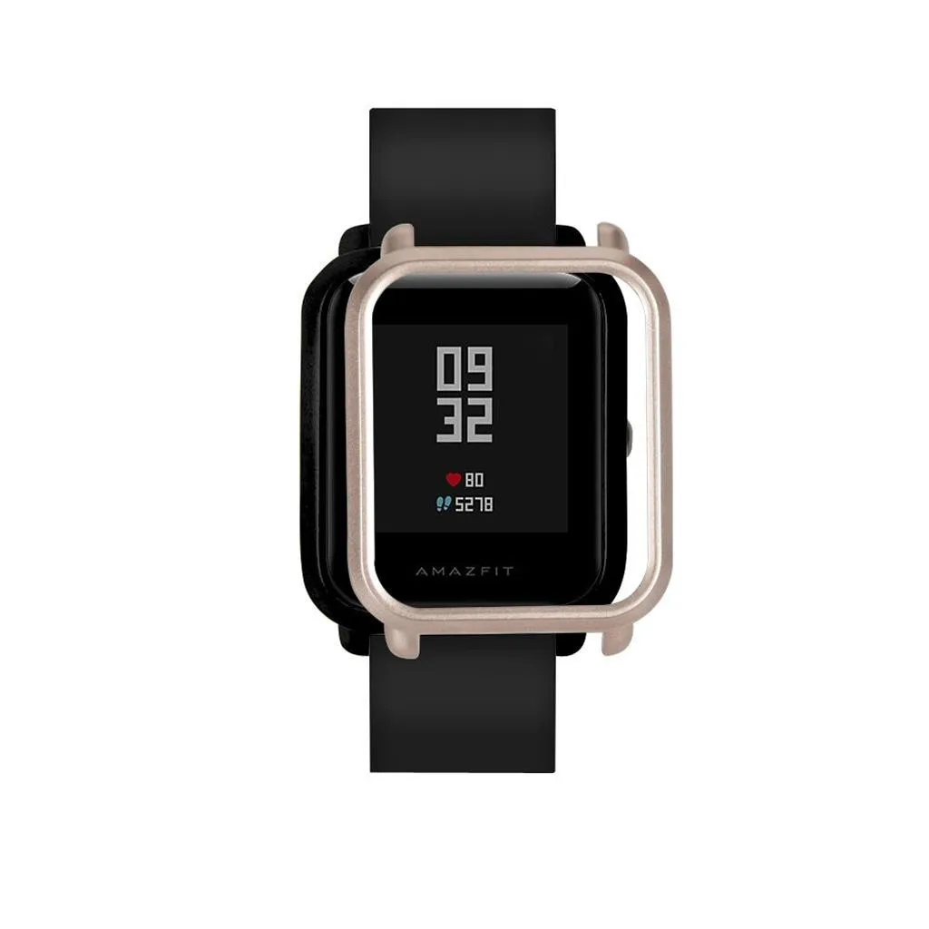 Тонкий цветной чехол с рамкой защитный из поликарбоната для Huami Amazfit Bip Younth Watch 605 + |